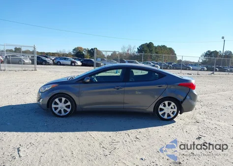 2013 Hyundai Elantra Limited из США, поврежденный, VIN 5NPDH4AEXDH259180